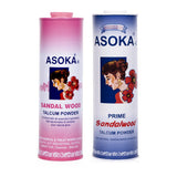 Asoka Festive Twin Tins - Pink & Prime Sandalwood Talcum 300g