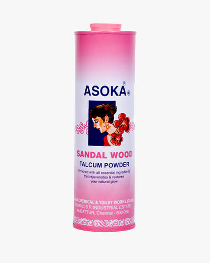 Asoka-c Sandalwood Talcum  Powder Pink