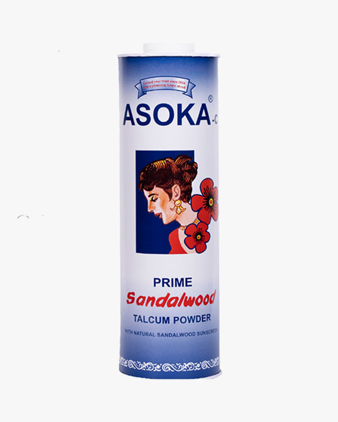 Asoka-c Sandalwood Talcum Powder Prime – (300 & 35) Gms Pack of 2