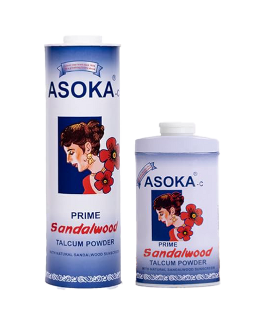 Asoka-c Sandalwood Talcum Powder Prime – Pack of 2