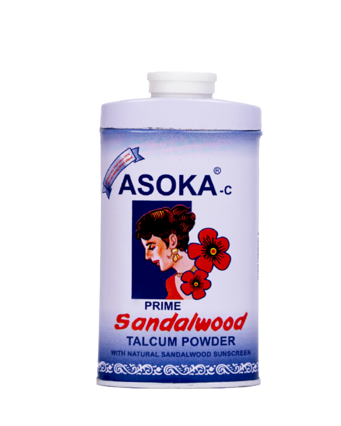 Asoka-c Sandalwood Talcum Powder Prime – Pack of 2