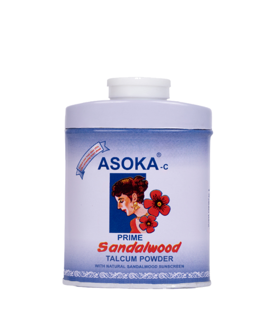 Asoka-c Sandalwood Talcum  Powder Prime – Pack of 3