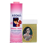 Asoka-c Sandalwood Talcum Powder Pink & Asoka-c Amla Brillantine (300 Gms & 50 Gms)