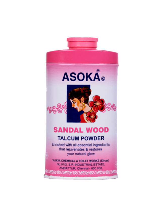 Asoka-c Sandalwood Talcum  Powder Pink