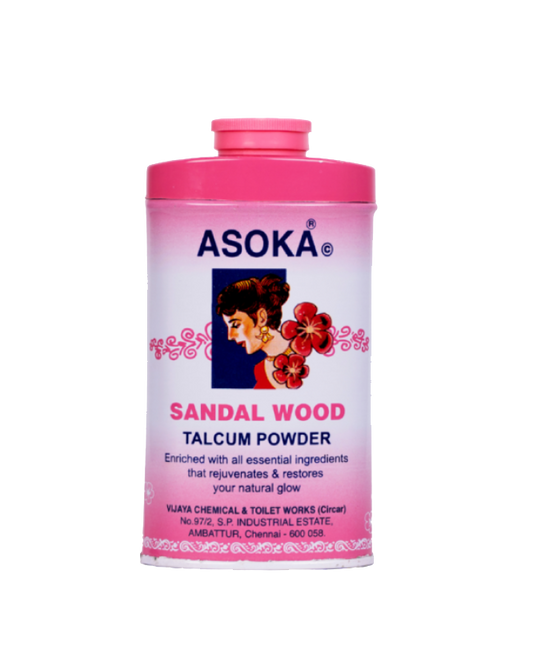 Asoka-c Sandalwood Talcum  Powder Pink