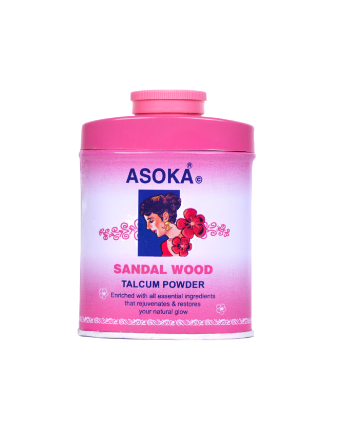 Asoka-c Sandalwood Talcum  Powder Pink